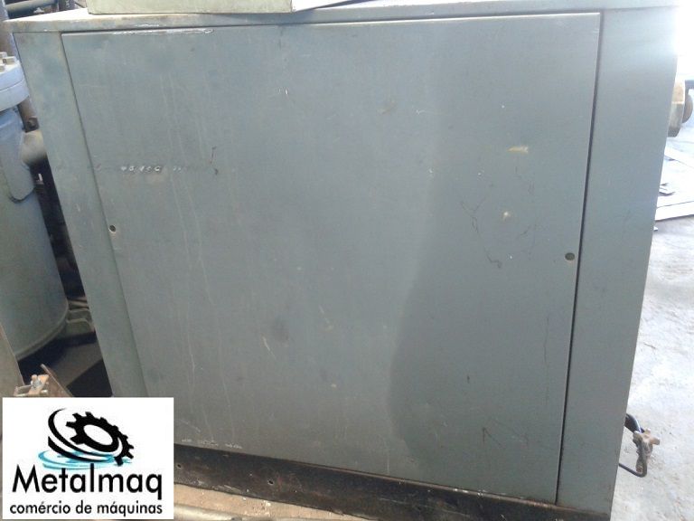 Secador de ar compressor parafuso 100 hp 380 pcm revisado- C1371