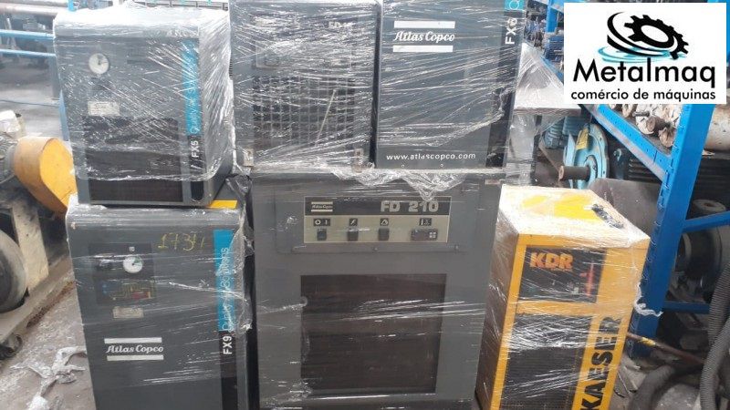 Secador De Ar Comprimido Usado 60 Pés Compressor C2480