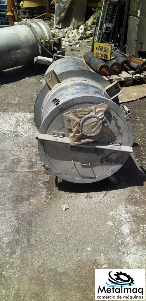 Silo Alimentador Inox 1000 l plástico químico grão C6032
