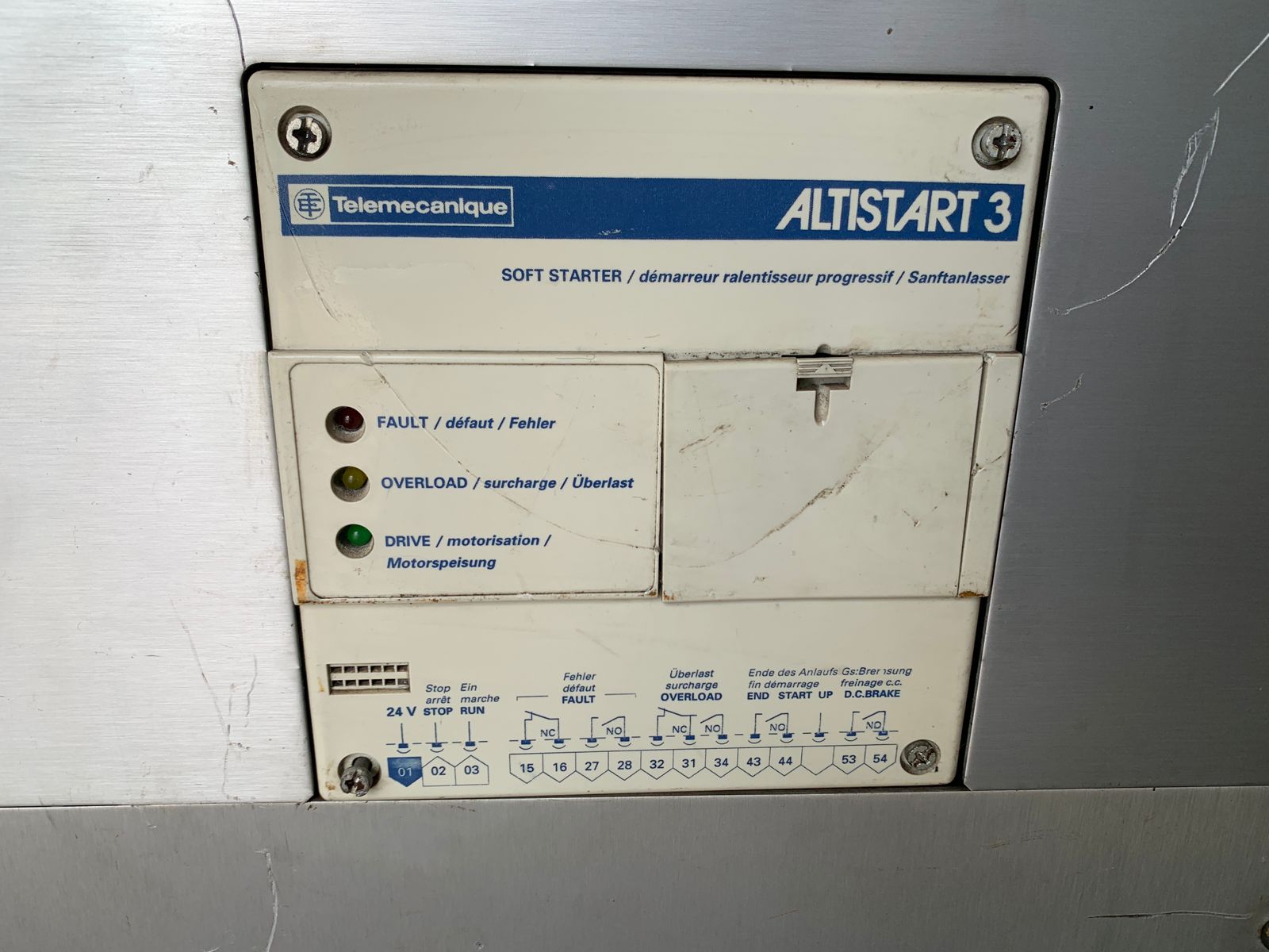 SOFT STARTER TELEMECANIQUE ALTISTART 3 125CV 300A - C7224