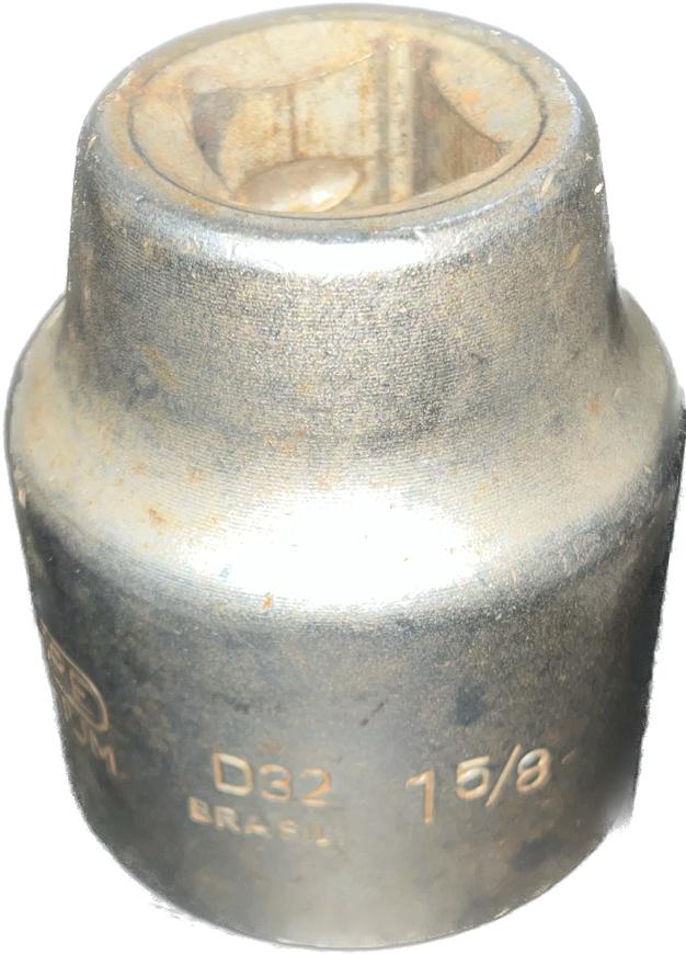 Soquete Estriado 1 5/8 48mm Encaixe 19mm C7525