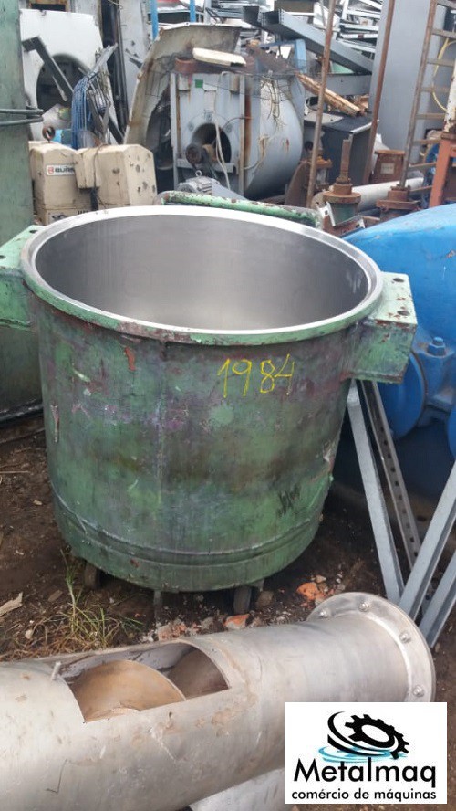 Tacho de inox 300 litros 75dx65a C1984