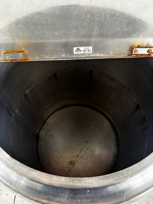 Tambor Barril Barrica Usado Inox 304 Azeitona 200 L C8515