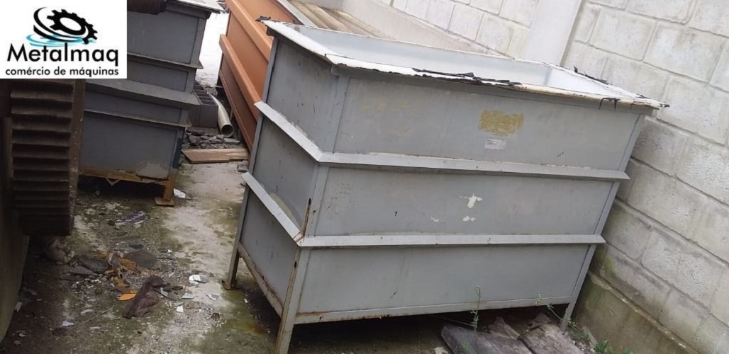 Tanque banho quimico Galvanoplastia 1000L 1x1,5x0,6 C6042