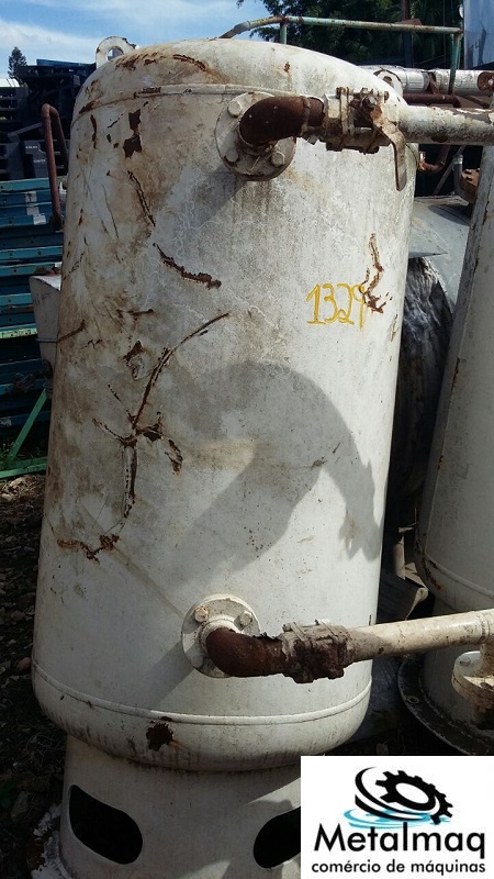 Tanque Cilindro Pulmão Compressor 1000L 7 Bar com NR13 C1329