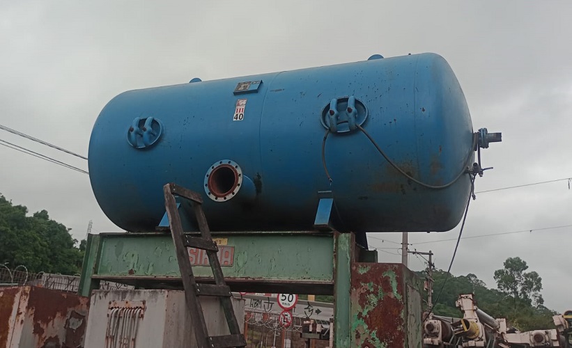 Tanque Cilindro Pulmão Compressor 10.000 L  NR13