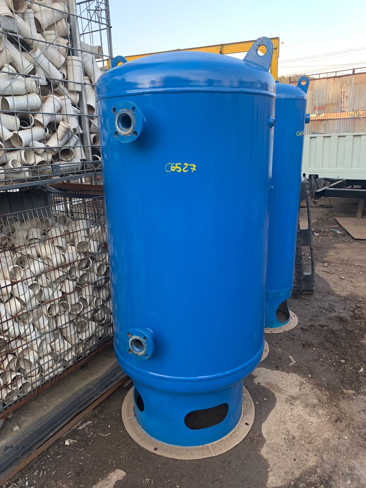 Tanque Cilindro pulmão Compressor 1300L 7 bar NR13 - C6527