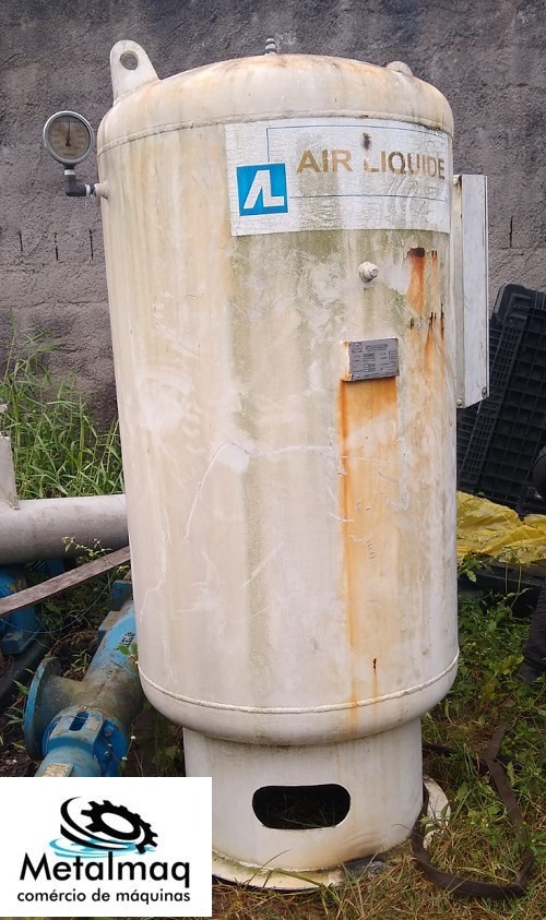 Tanque Cilindro pulmão Compressor 1000 L 7Bar NR13 - C6472