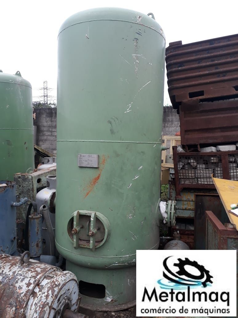 Tanque Pulmão cilindro Compressor 3000L 7 bar com NR13 C1951