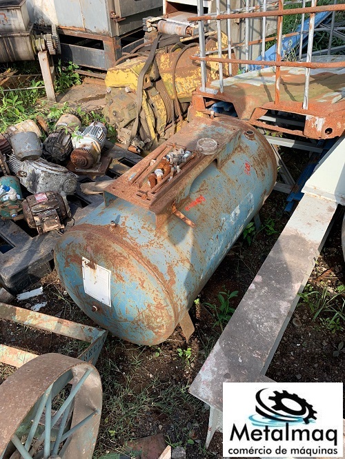 Tanque Pulmão Cilindro Compressor 300L horizontal - C6765