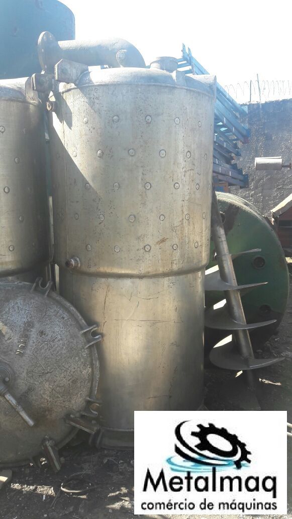 Tanque Reator de aço inox Misturador encamisado 1200 Lts- C716