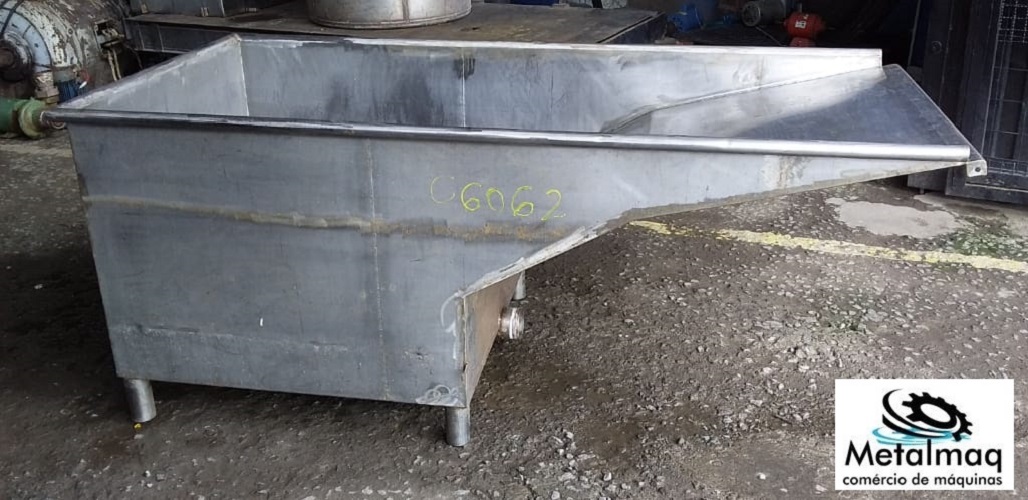 Tanque reservatório de Inox  1000 litros C6062