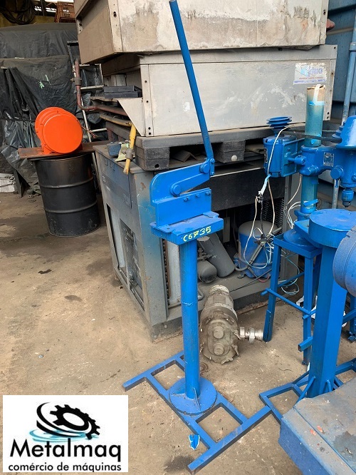 Tesoura Guilhotina Máquina Cortar Chapa Manual - C6735