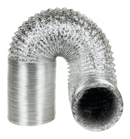 Tubo Tirar Ar Quente 400mm Chiller/Bomba De calor 16" c/2,5 metros C2985
