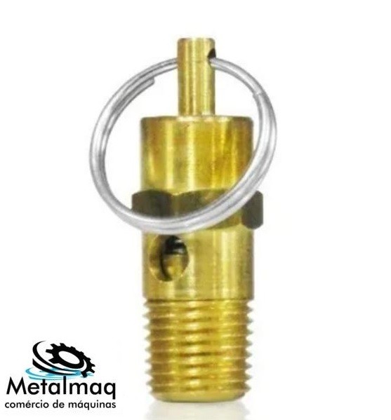 Válvula de segurança 125lbs p/ compressor de ar (baixa) - C2688