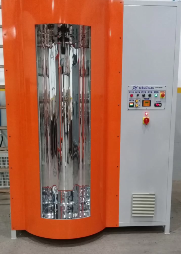 Curadora UV automatizada para alta precisão