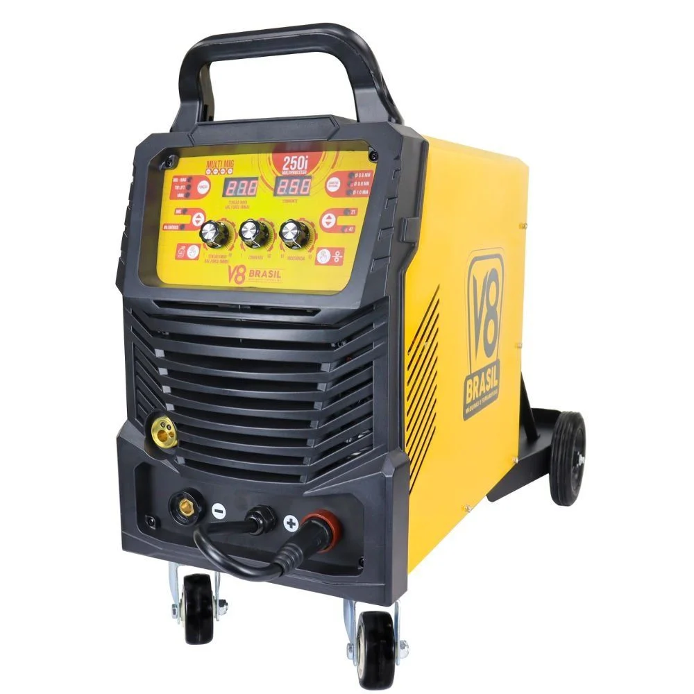 Máquina de Solda 250A com Tocha 220V V8 BRASIL