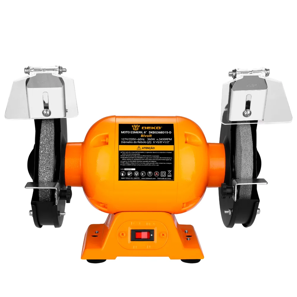 Moto Esmeril 6 Pol 360W Bivolt DEKO