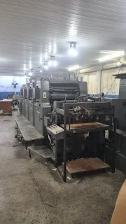 Offset Heidelberg MOVP - 4 Cores, Ano 1986