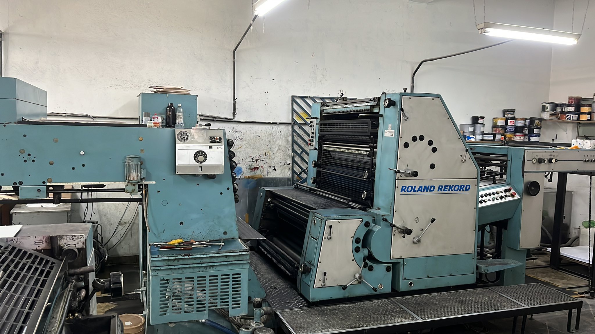 Offset Roland Rekord Bicolor Formato 72 x 102 mm