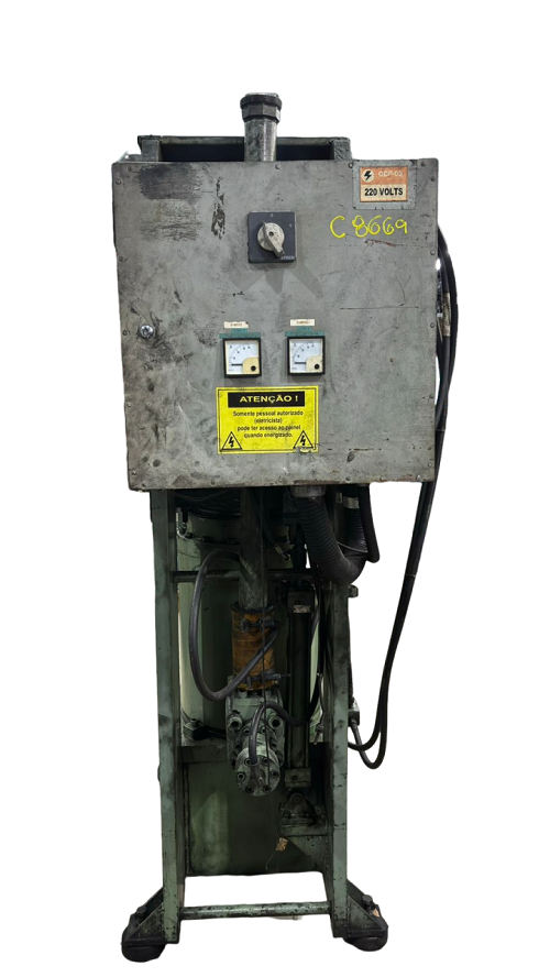 Thread Code C8669 Prensa vulcanizadora para borracha usada hidráulica Hideall 500 mm C8669