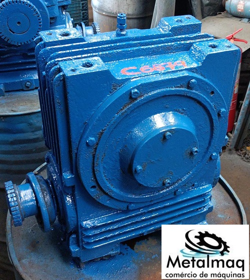 Redutor velocidade Ortogonal 1:39 eixo ent. 40mm - Galpão das Máquinas
