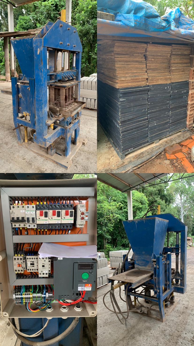 Vibroprensa semi automática revisada